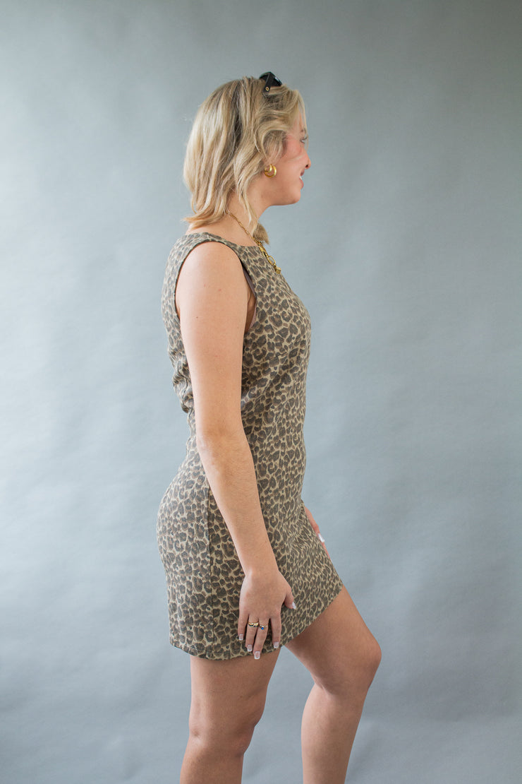 Marina Leopard Dress