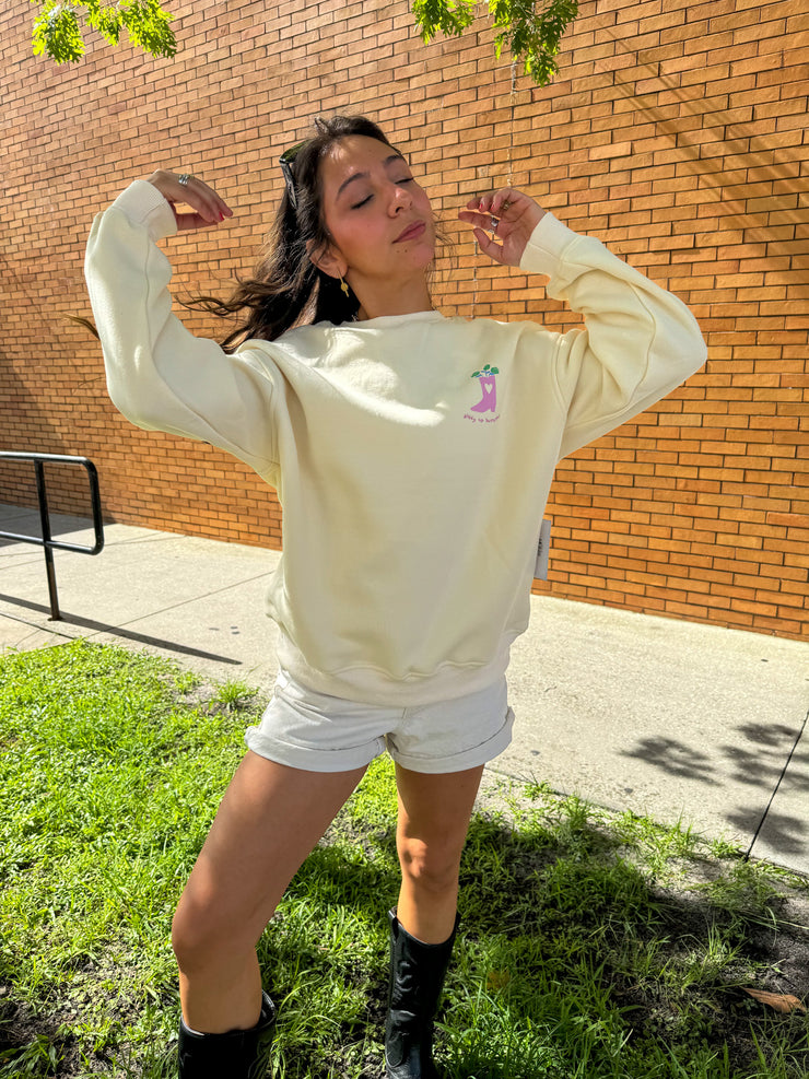 Giddy Up Buttercup Crewneck