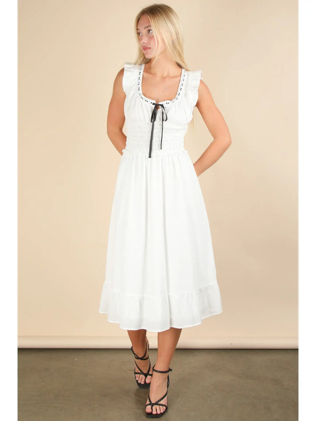 Timeless Smocked Midi Dress