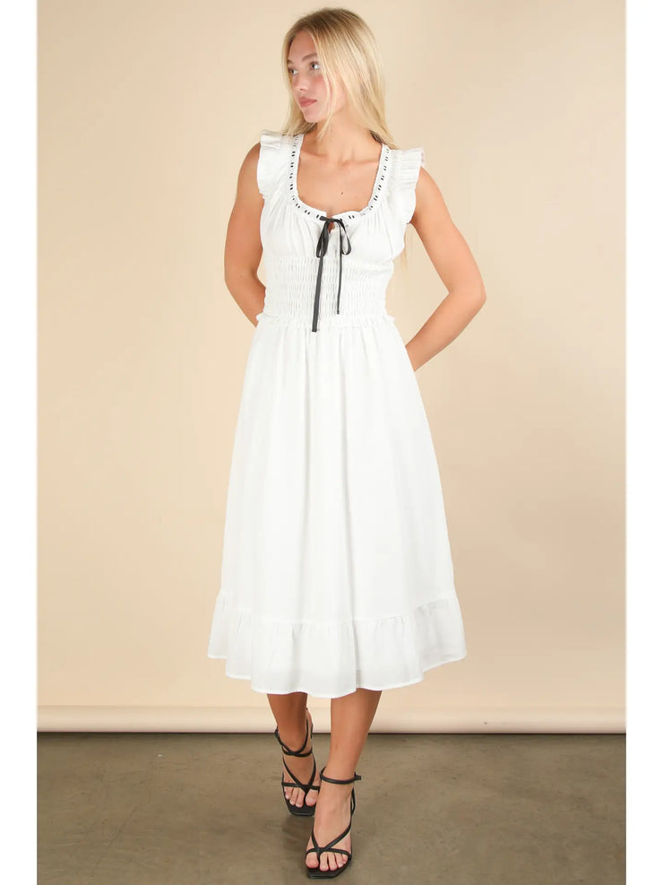 Timeless Smocked Midi Dress