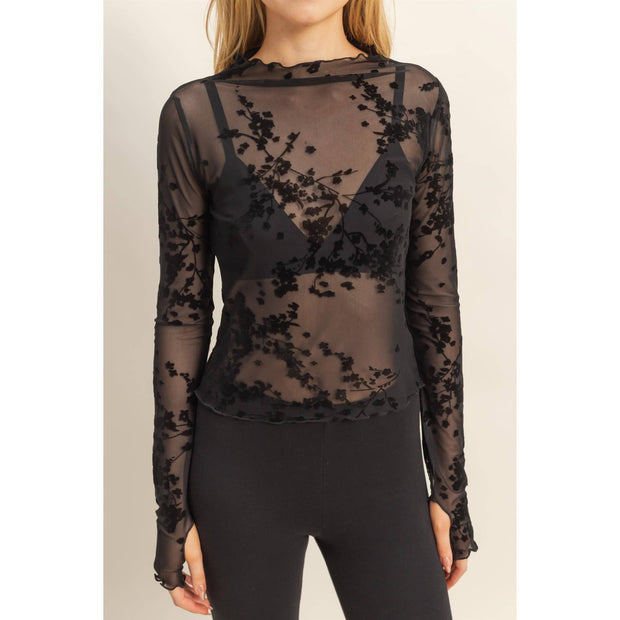 Gia Mesh Top