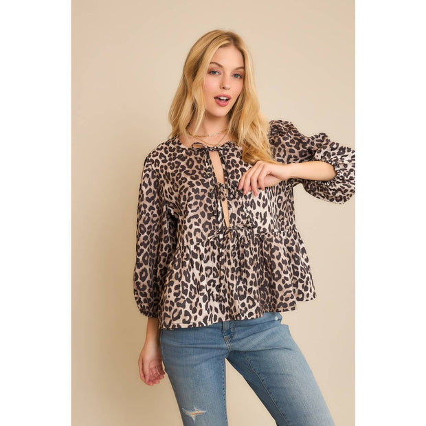 Fierce Evening Leopard Top