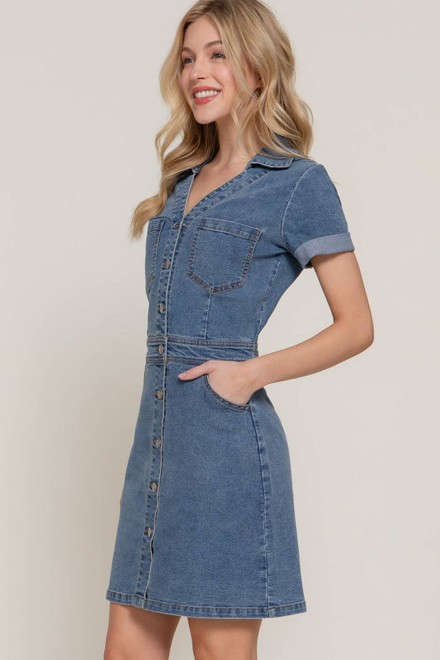 City Blues Denim Mini Dress