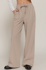 Striped Edge Drawstring Pants