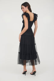 Lila Dot Midi Dress