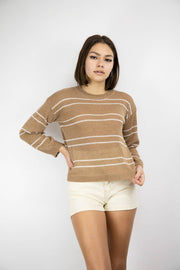 Coffee Break Stripe Sweater