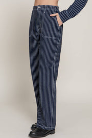 Boardwalk Stripe Straight Pants