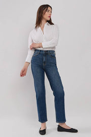 Olsen High Rise Straight Leg Jean