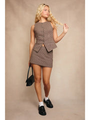 Blair Plaid Mini Skirt