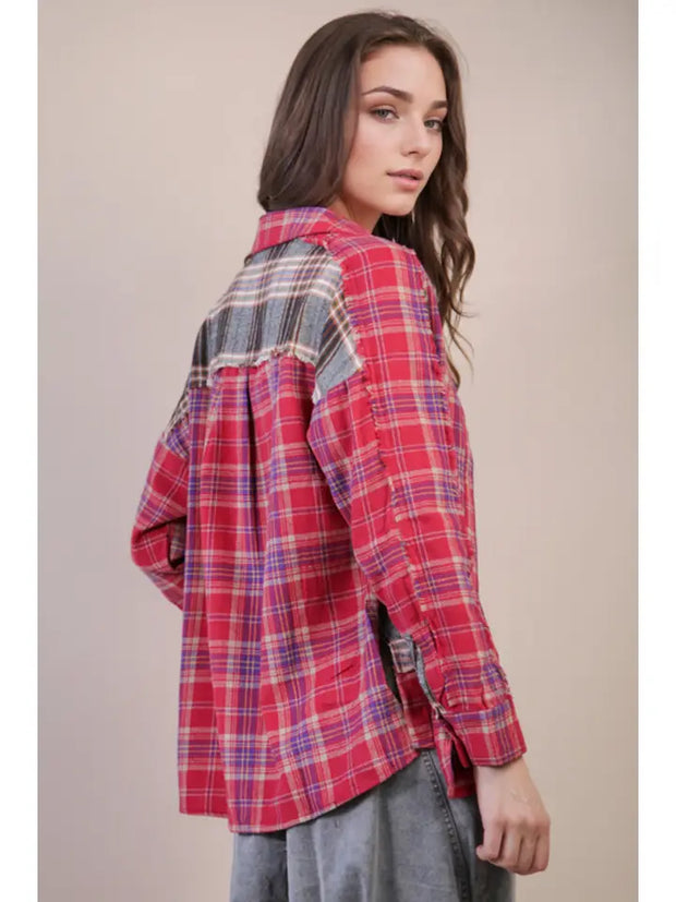 Sloane Flannel Top