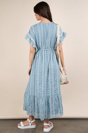 Saffron Boho Midi Dress