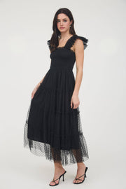 Lila Dot Midi Dress