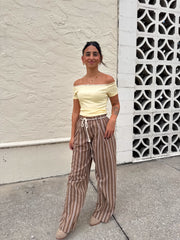Seaside Stripe Linen Pants