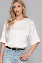 Grace Note Satin Blouse