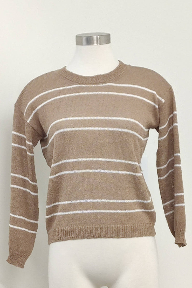 Coffee Break Stripe Sweater