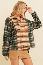 Claire Flannel Top