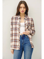 Harper Plaid Top