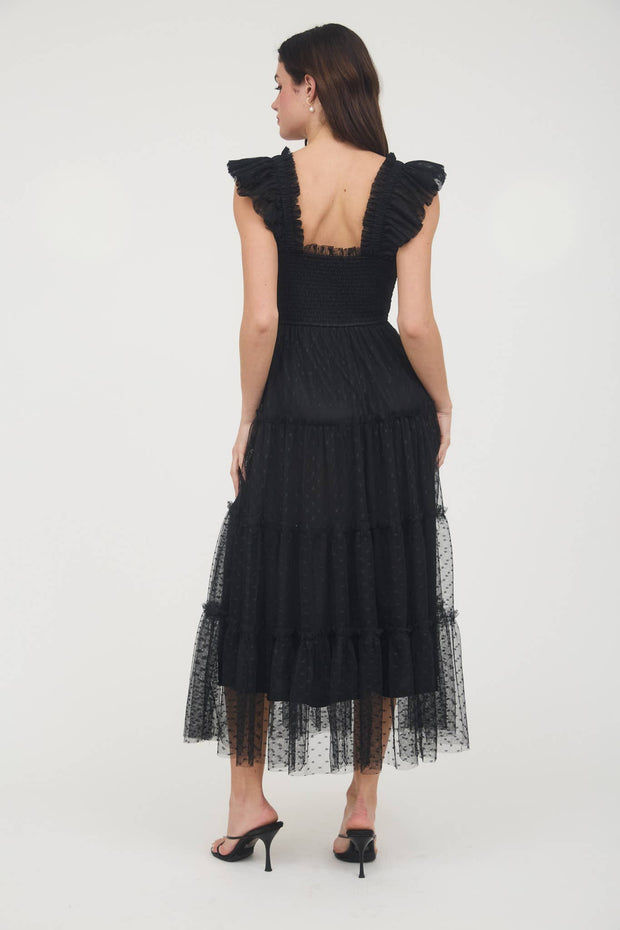 Lila Dot Midi Dress