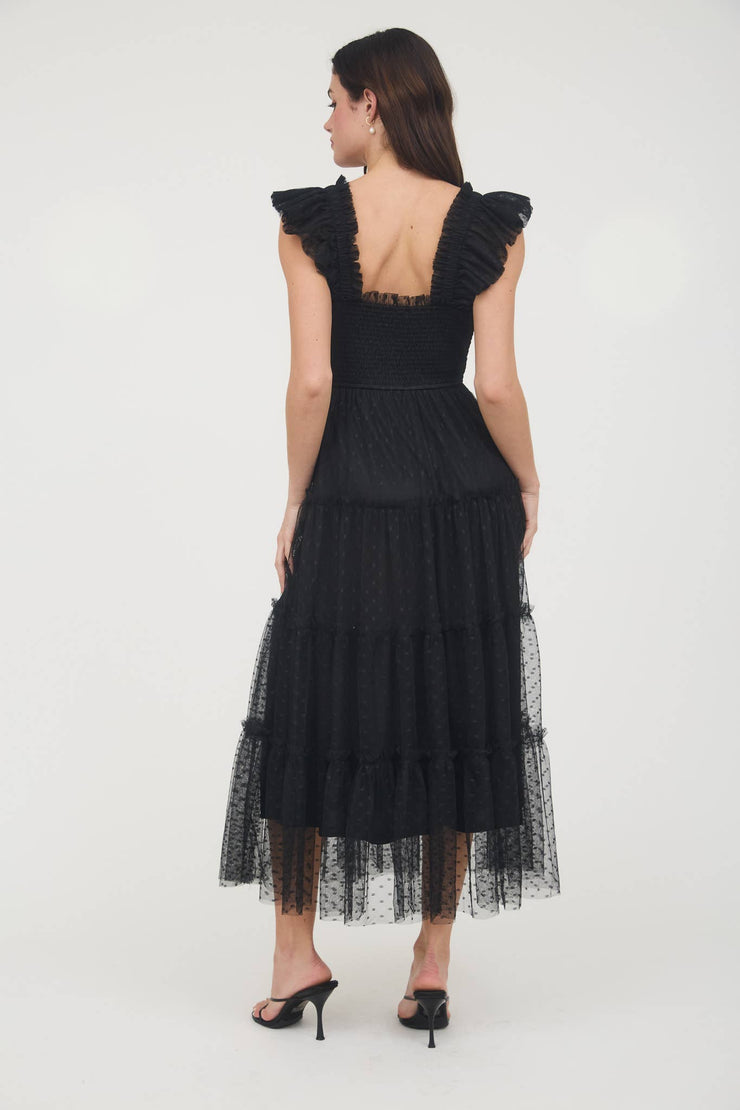 Lila Dot Midi Dress
