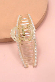 CLASSIC PEARL HAIR CLAW CLIPS