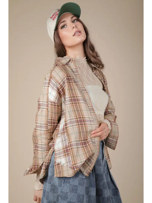 Sloane Flannel Top