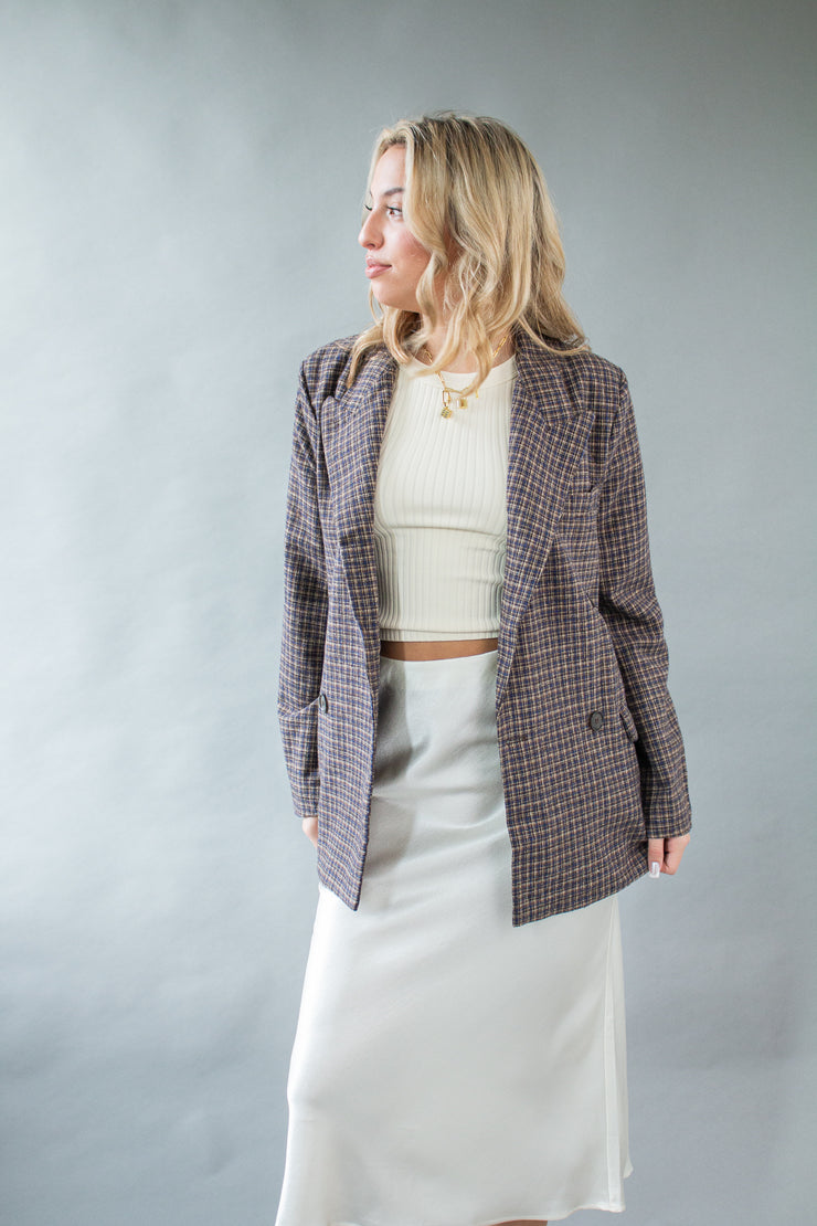 Kelsey Plaid Blazer