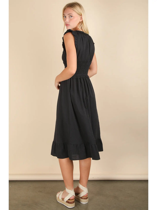 Timeless Smocked Midi Dress