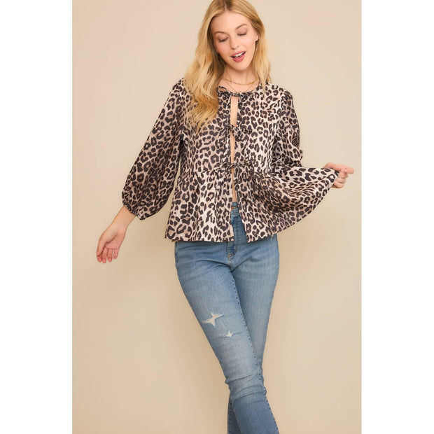 Fierce Evening Leopard Top