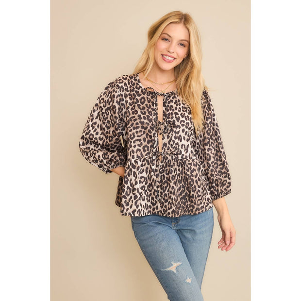 Fierce Evening Leopard Top