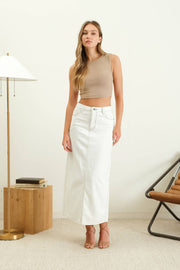 Isley Denim Midi Skirt