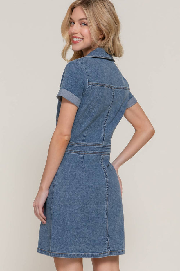 City Blues Denim Mini Dress