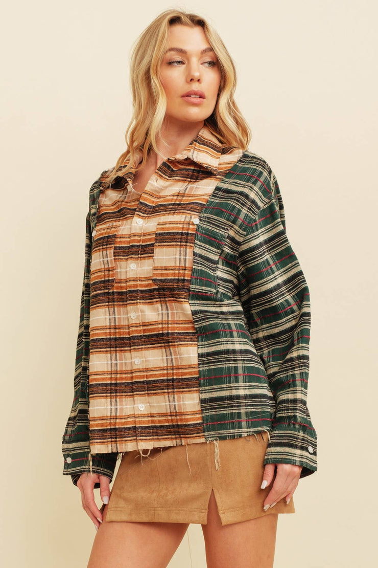 Claire Flannel Top