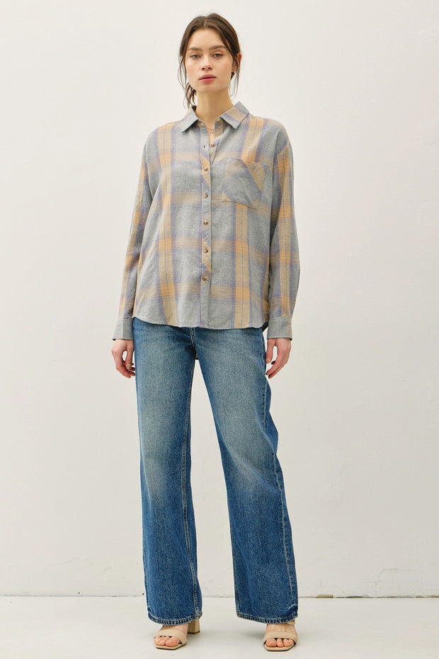 Riley Plaid Top