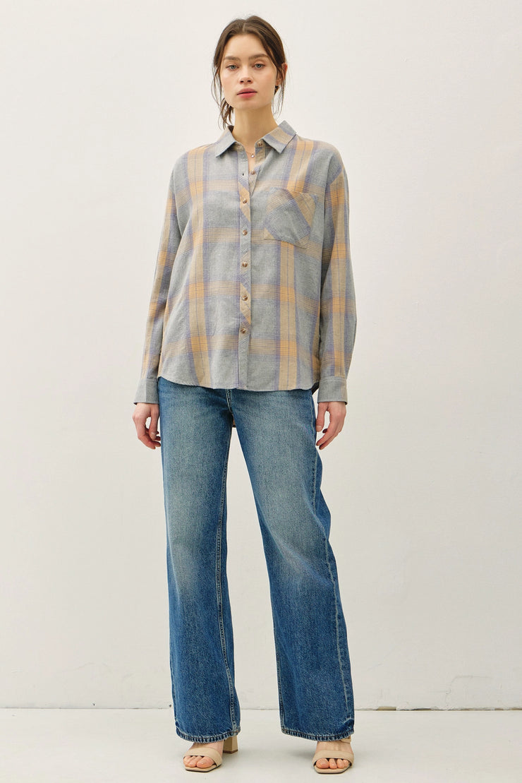 Riley Plaid Top