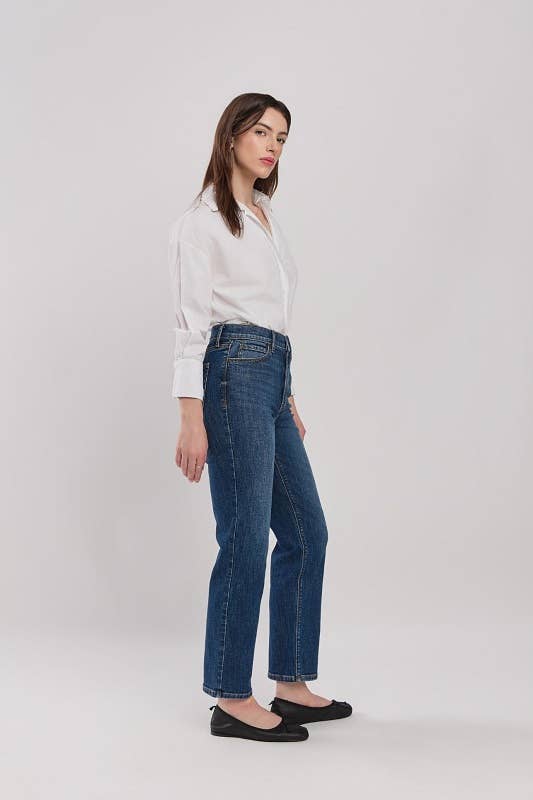 Olsen High Rise Straight Leg Jean