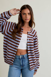 Callie Striped Cardigan