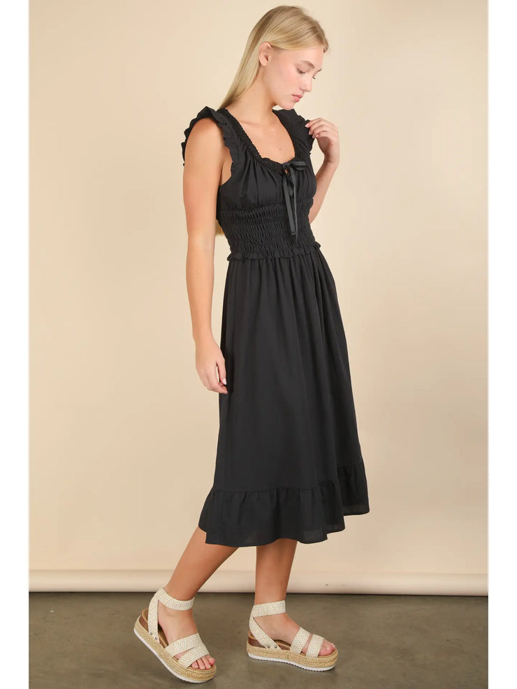 Timeless Smocked Midi Dress
