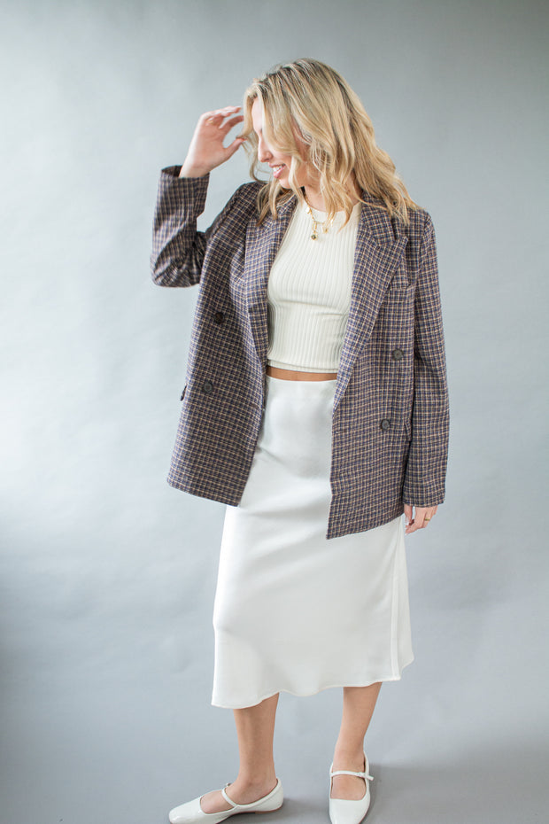 Kelsey Plaid Blazer