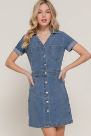 City Blues Denim Mini Dress