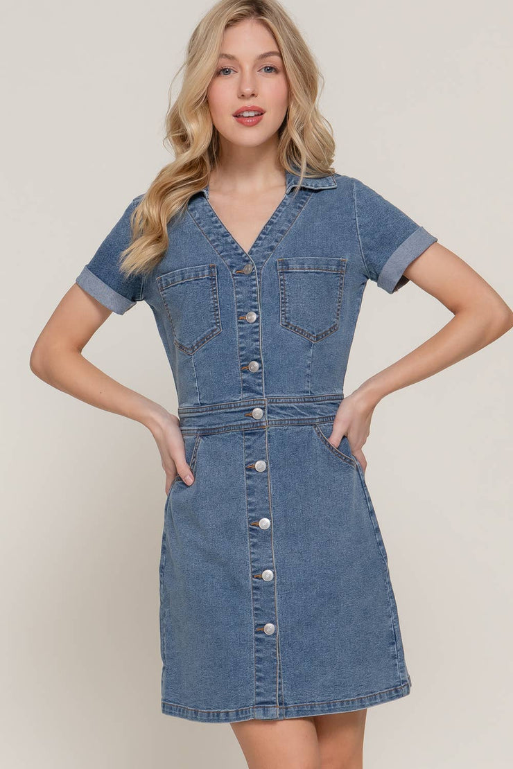 City Blues Denim Mini Dress
