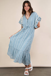 Saffron Boho Midi Dress