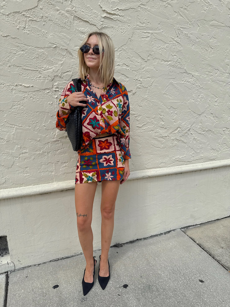 Retro Bloom Skirt