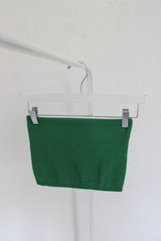 Tate Ribbed Tube Top Green