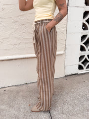 Seaside Stripe Linen Pants