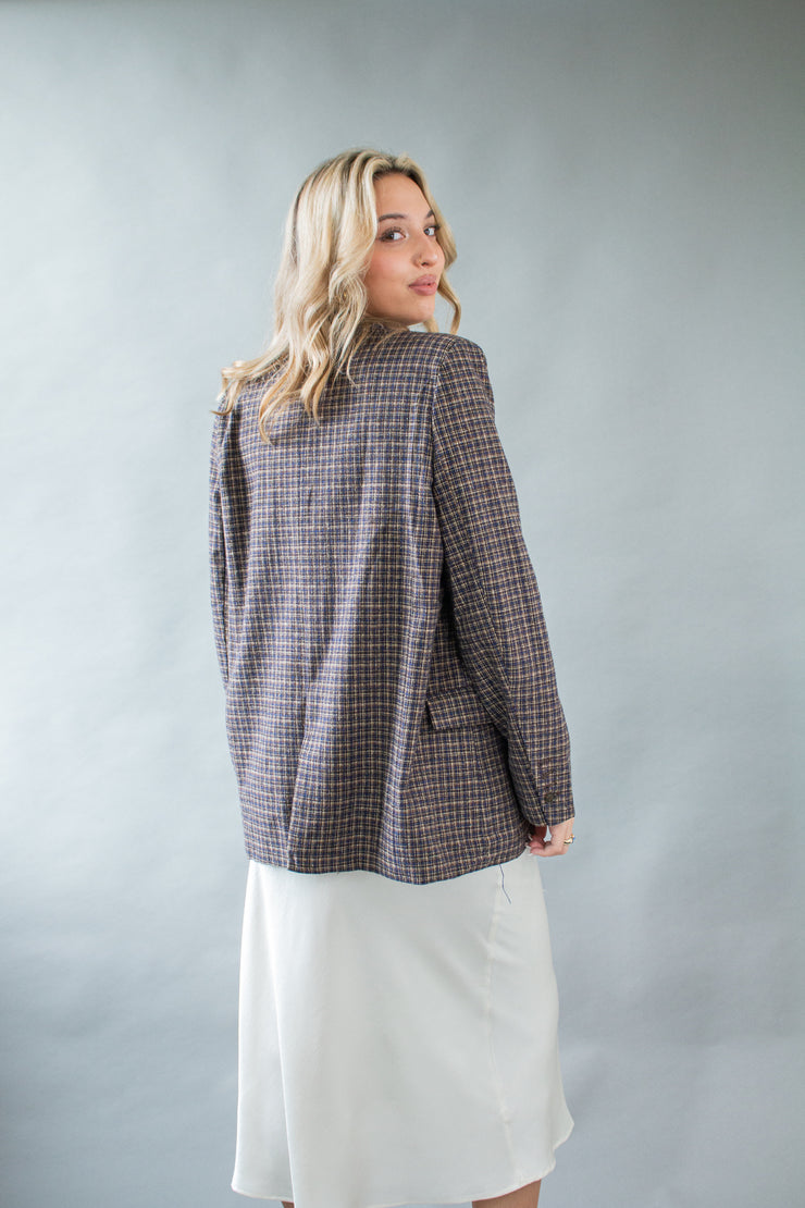 Kelsey Plaid Blazer