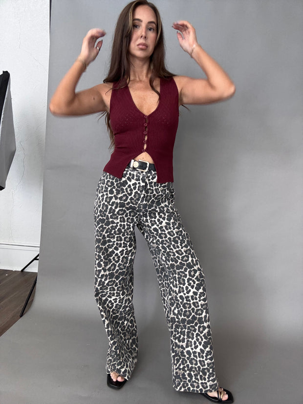 Laine Leopard Pants