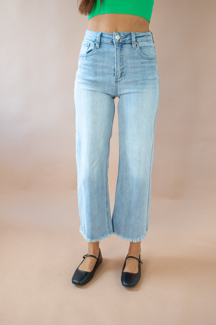 Jessy Wide Leg Jeans Light Wash