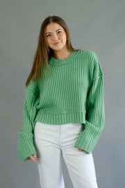 Mandy Ribbed Sweater Sage