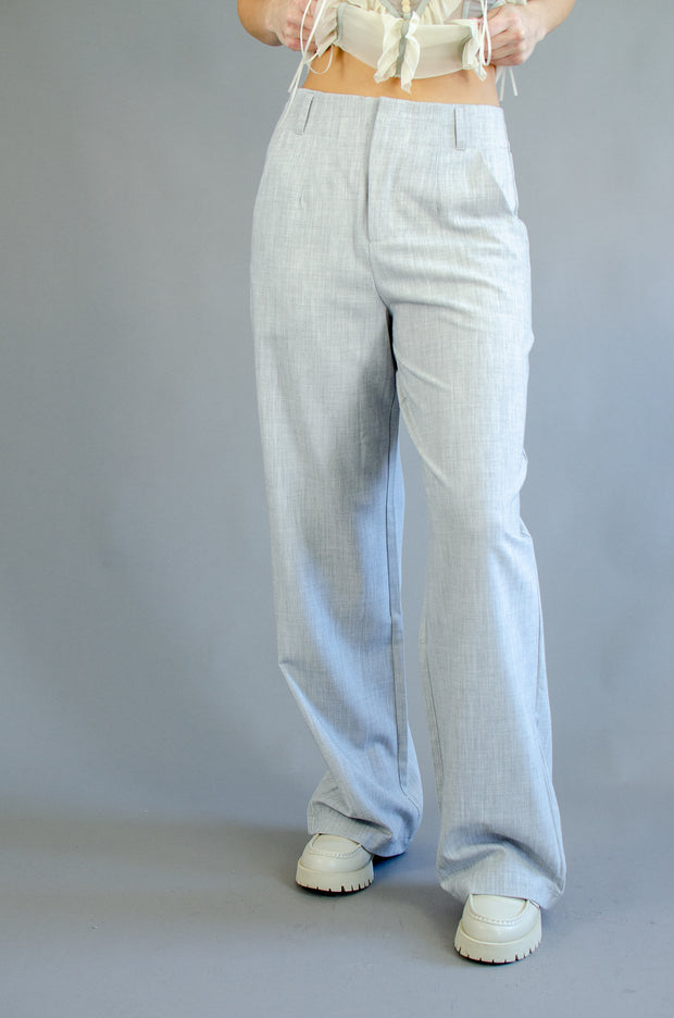 Nico High Waist Trousers Grey