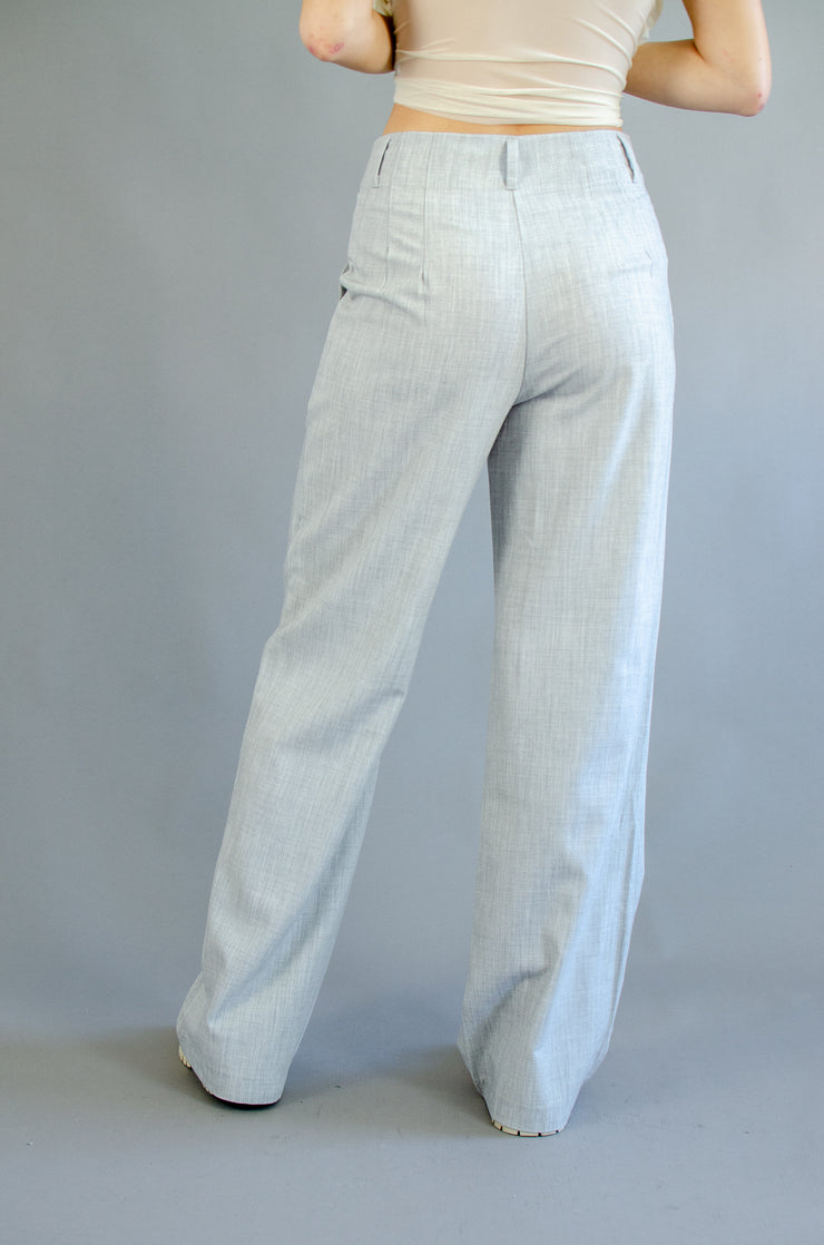 Nico High Waist Trousers Grey